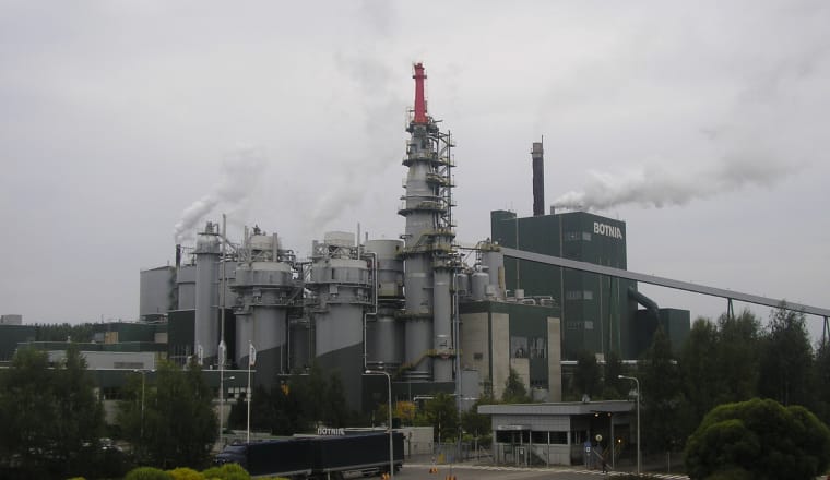 Papierfabrik in Finnland